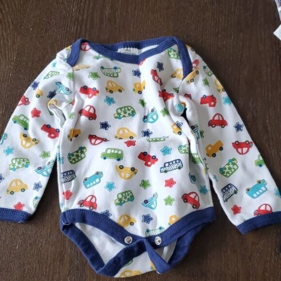 3-6 Months Baby Boy Clothes Clothing ONE PIECE Shirts Tops Long Short Sleeve - Picture 2 of 7